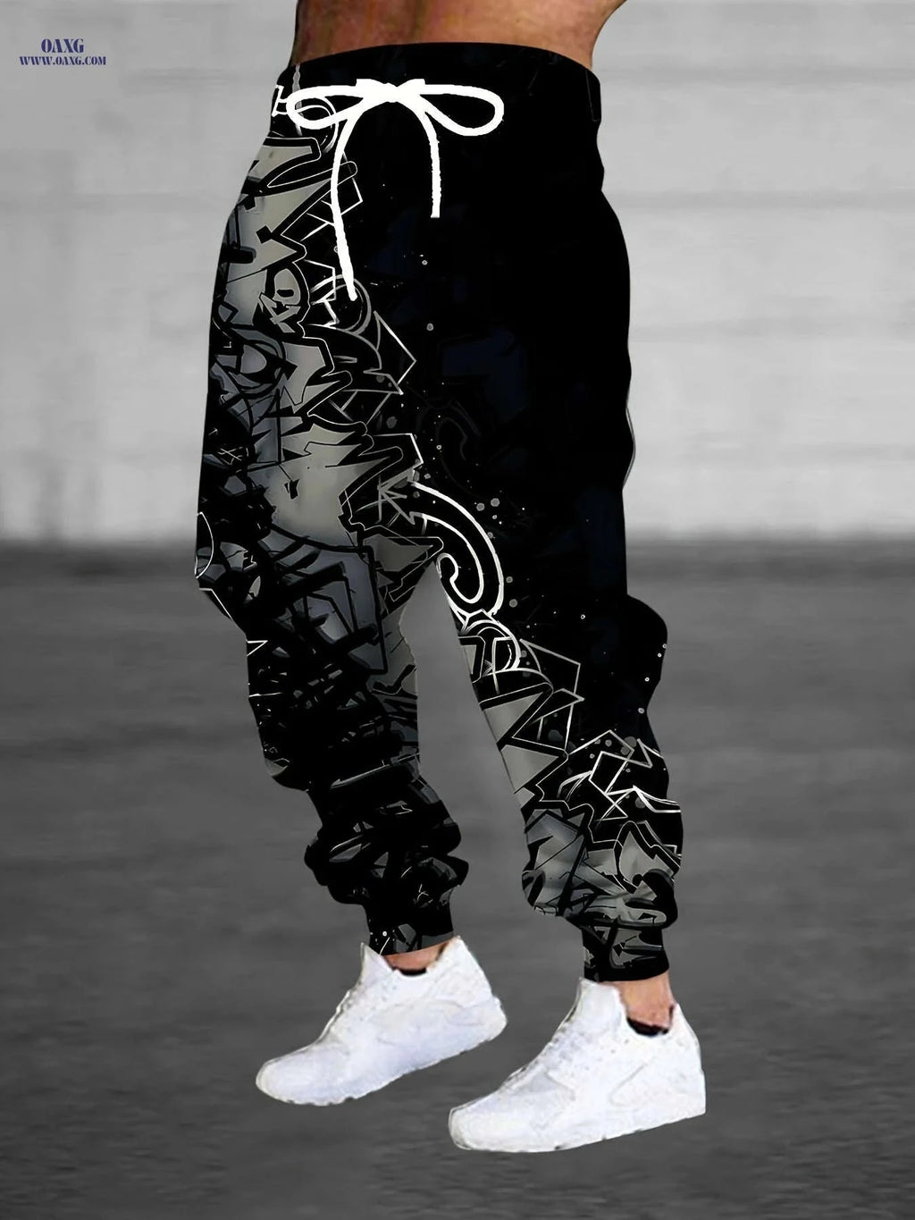 Stylish Gradient Print Sweatpants - Casual Homewear for Men   OAXG Mixed Color / FR S