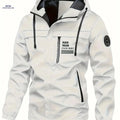 Stylish Hooded Jacket for Men - Lightweight, Casual Spring/Fall Wear   OAXG 