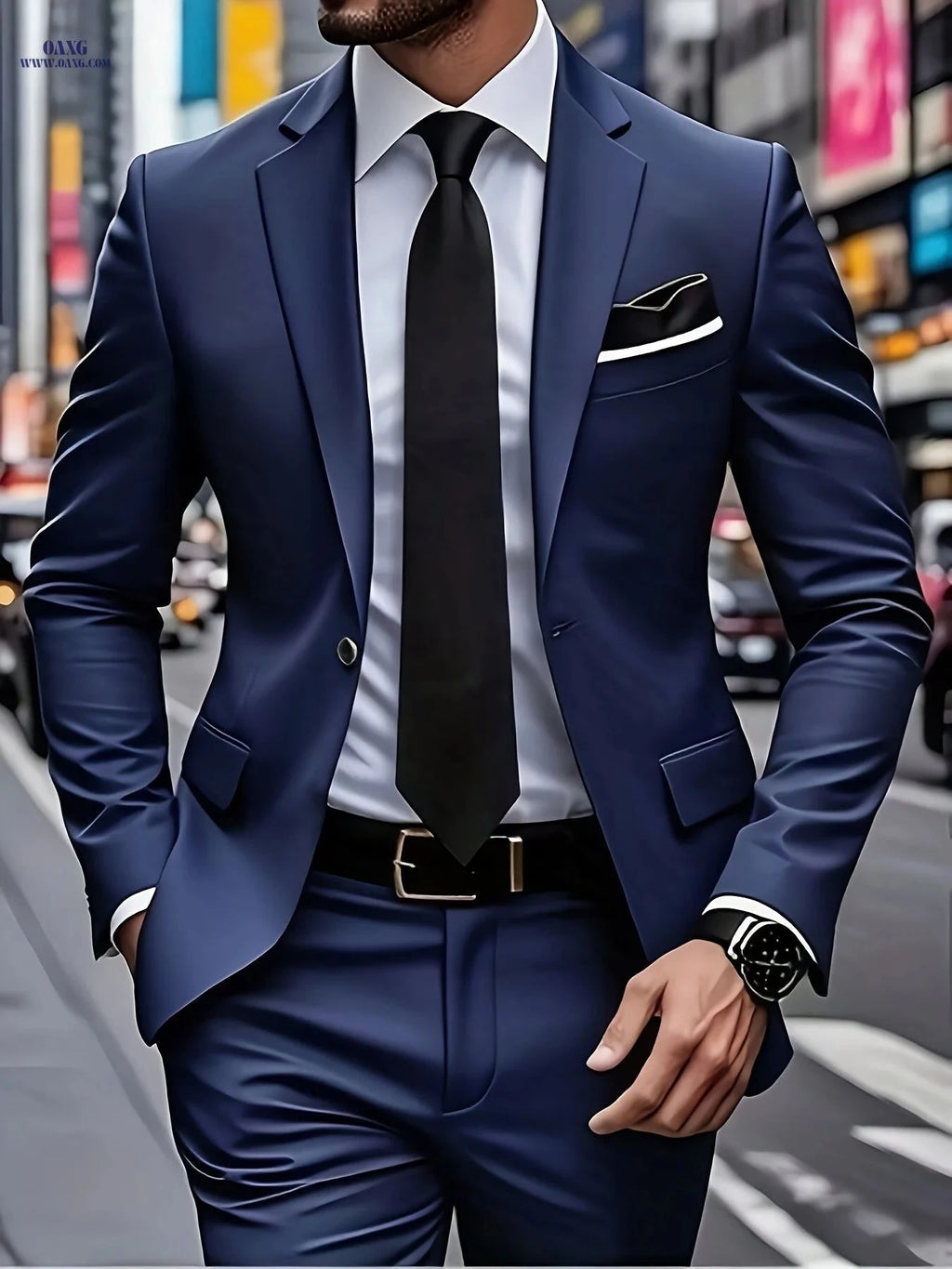Stylish Men’s 2pcs Suit - Blazer and Trousers for Formal Events   OAXG Beige / FR XXS
