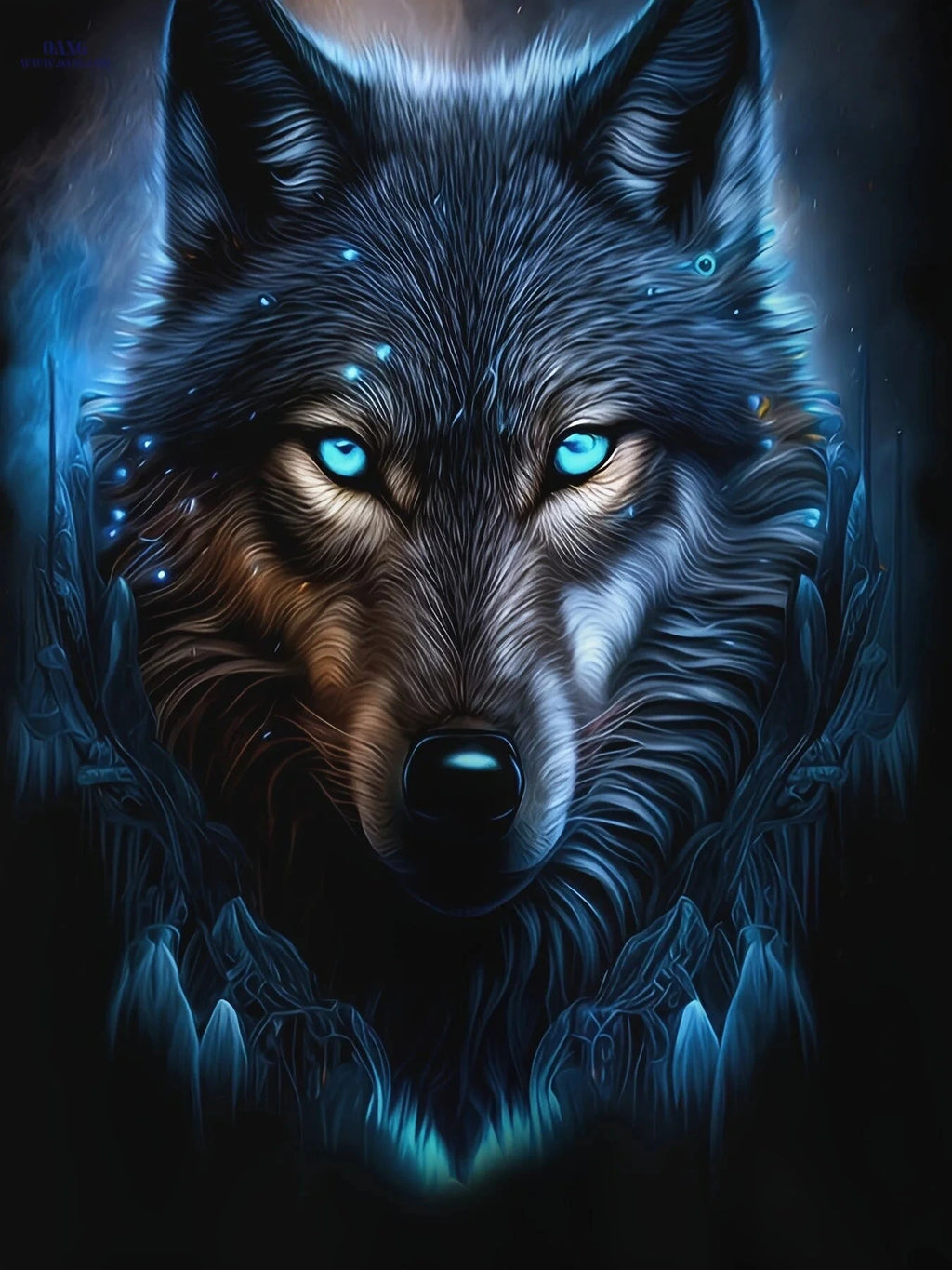 Stylish Men's 3D Wolf Print Hoodie - Casual Long Sleeve for Spring/Fall   OAXG 