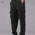 Stylish Men's Cargo Pants - Multi-Pocket, Relaxed Fit for Outdoors   OAXG Black / FR S