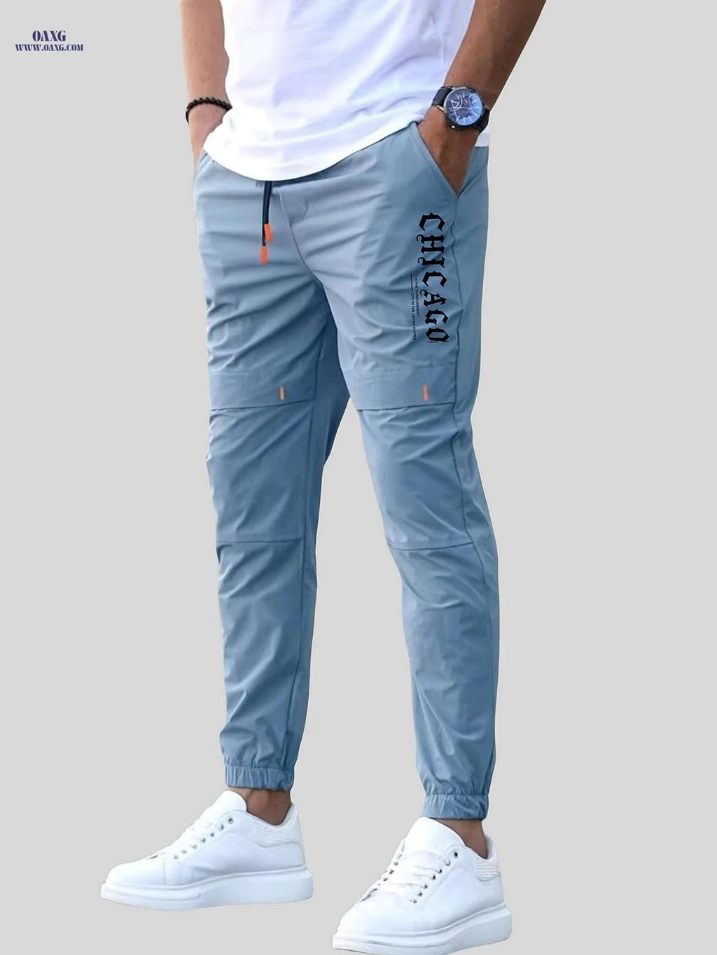 Stylish Men's Casual Cargo Pants - Trendy Prints for All Seasons   OAXG 