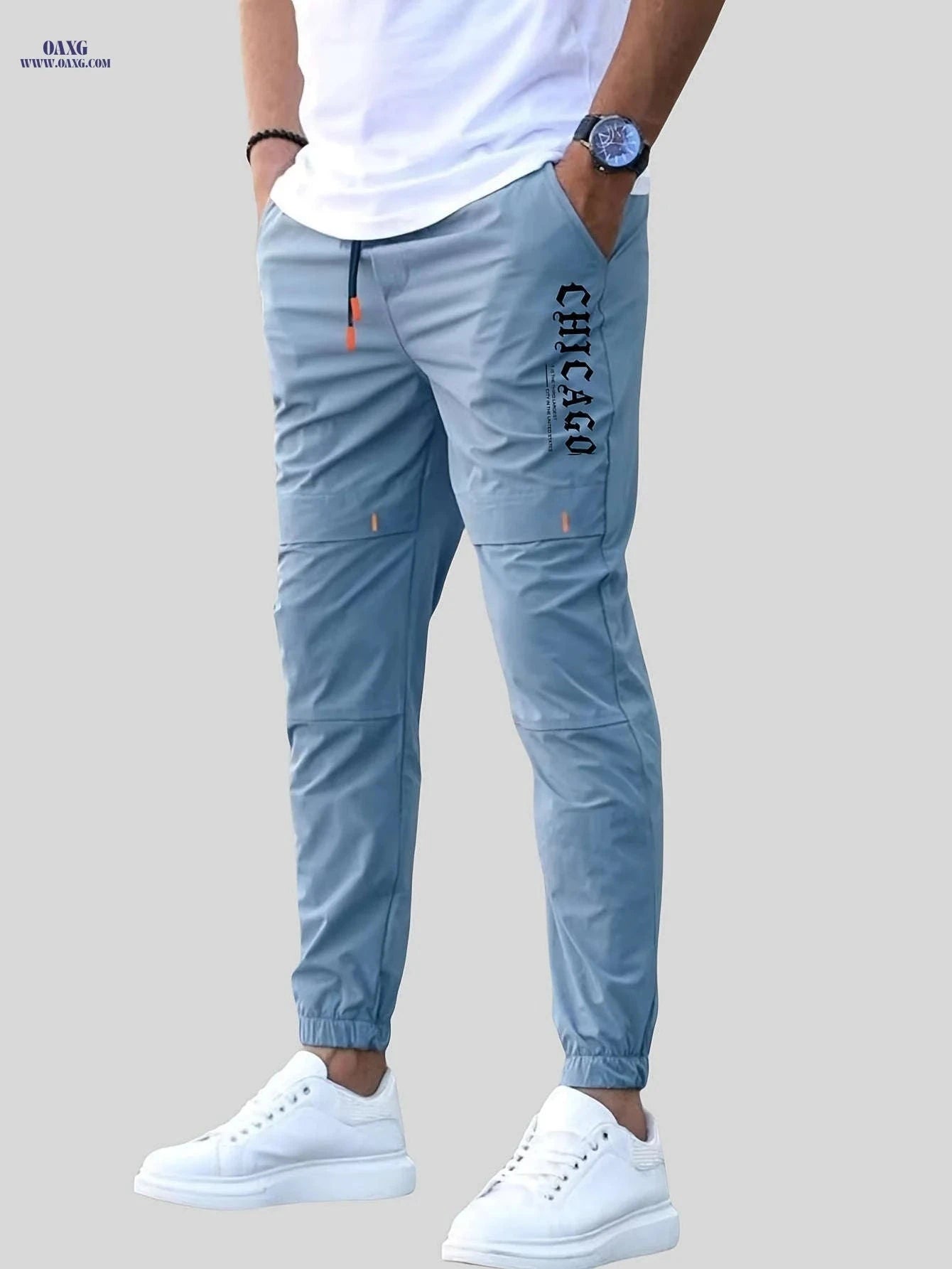 Stylish Men's Casual Cargo Pants - Trendy Prints for All Seasons   OAXG 