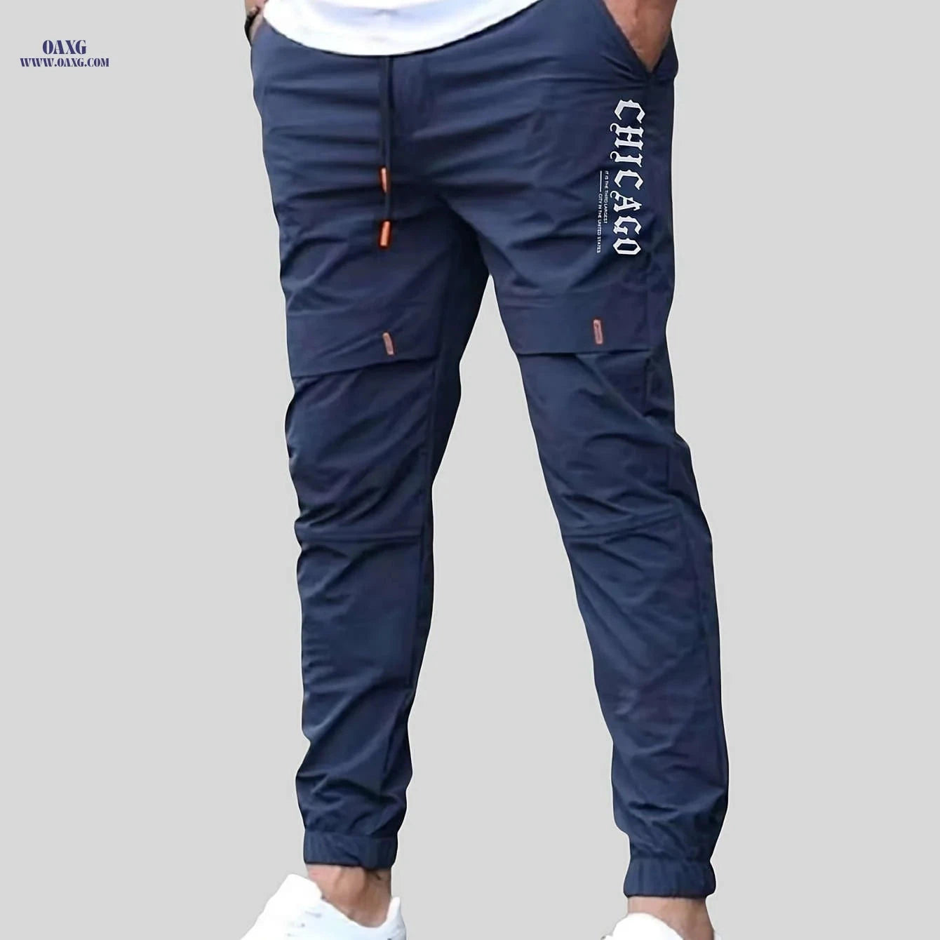 Stylish Men's Casual Cargo Pants - Trendy Prints for All Seasons   OAXG 