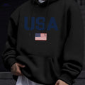Stylish Men’s Casual Hooded Sweatshirt - Perfect for Spring & Fall   OAXG 