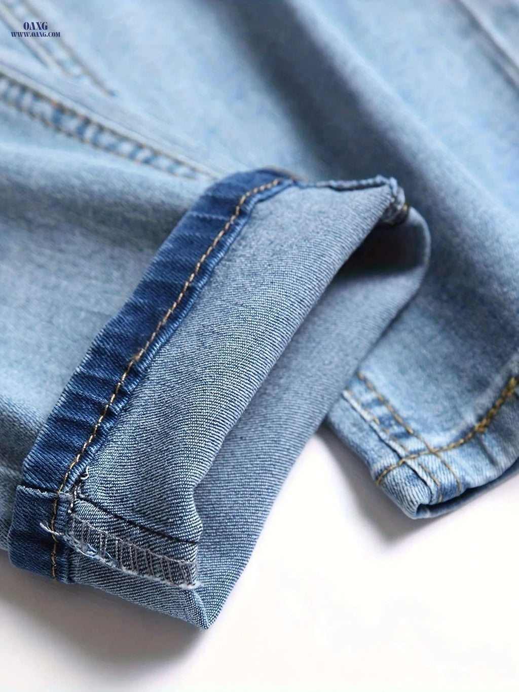 Stylish Men's Casual Jeans - High-Quality, Trendy Skinny Fit   OAXG Blue / FR S