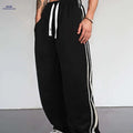 Stylish Men's Casual Long Pants - Comfortable All-Season Wear   OAXG Black / FR S