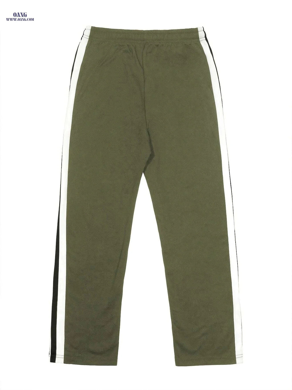 Stylish Men's Casual Long Pants - Comfortable Polyester with Pockets   OAXG Black / S