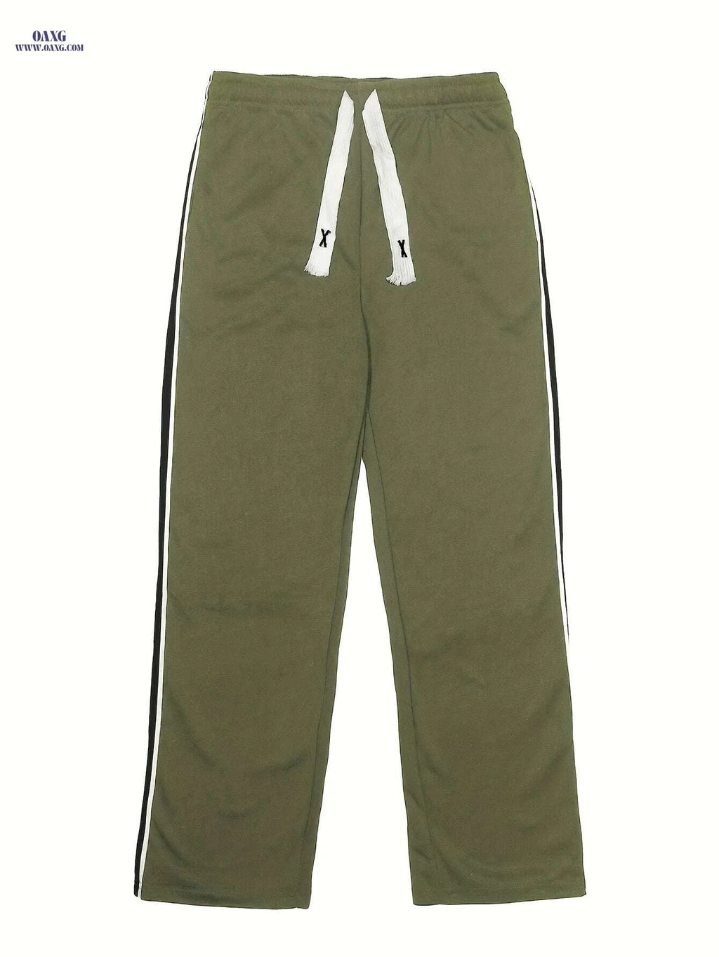 Stylish Men's Casual Long Pants - Comfortable Polyester with Pockets   OAXG Black / S