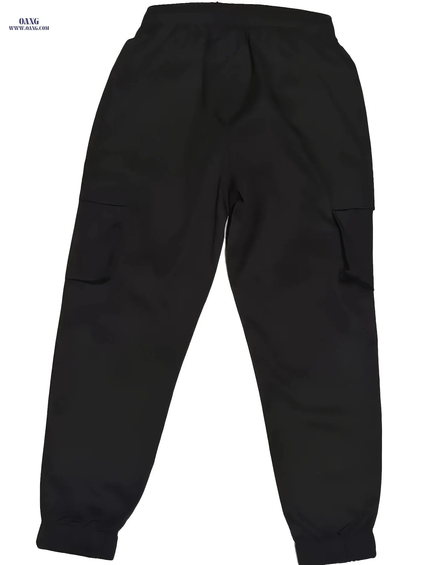 Stylish Men's Drawstring Cargo Pants - Loose-fit & Flap Pockets   OAXG Light Grey / FR S