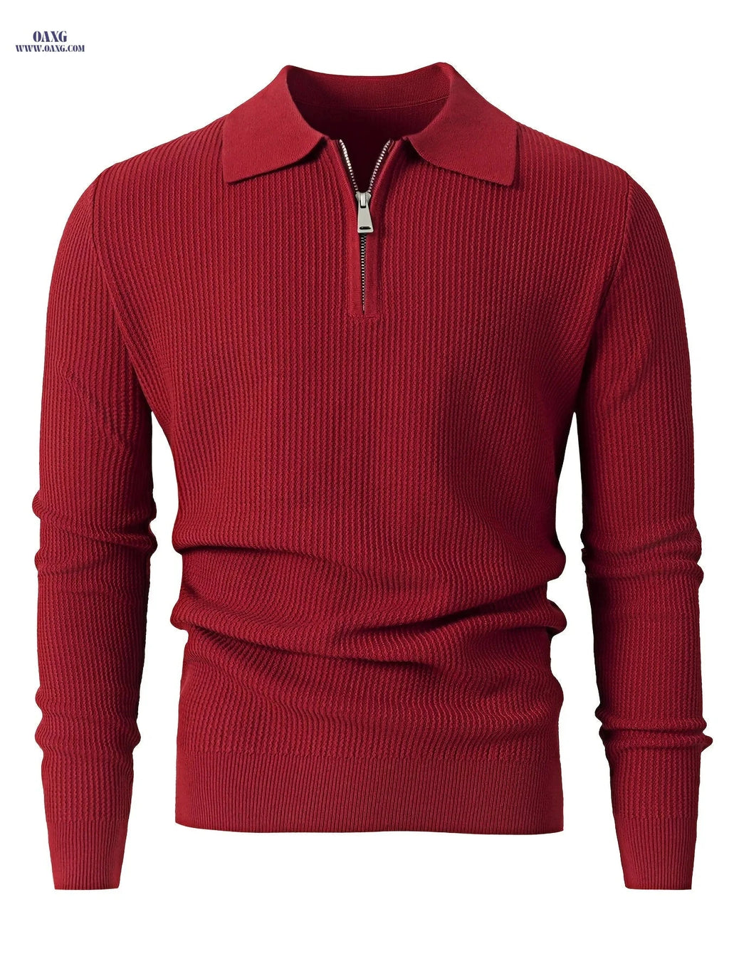 Stylish Men's Lapel Sweater - Warm, Comfortable, Fall/Winter Fashion   OAXG 