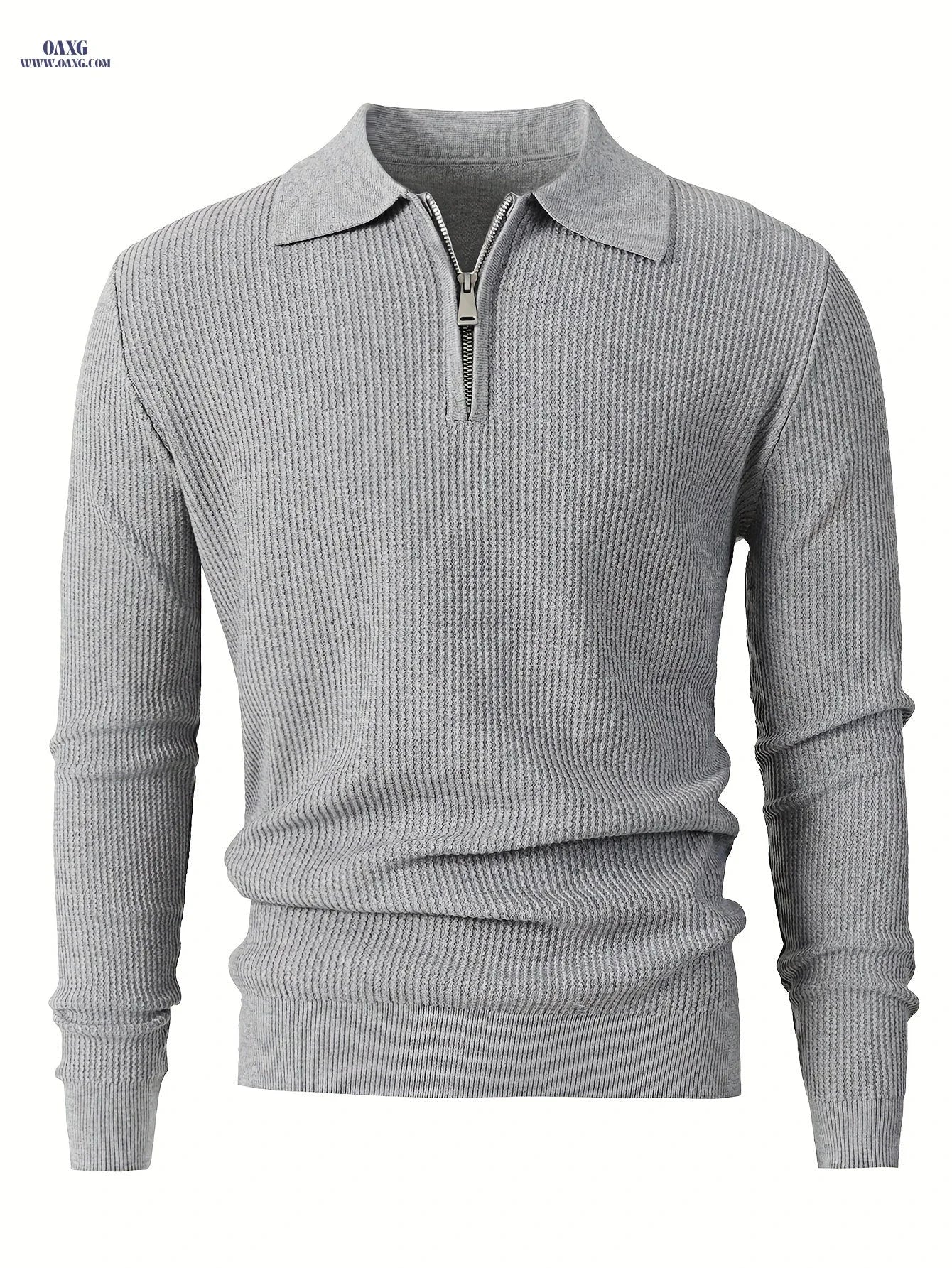 Stylish Men's Lapel Sweater - Warm, Comfortable, Fall/Winter Fashion   OAXG 