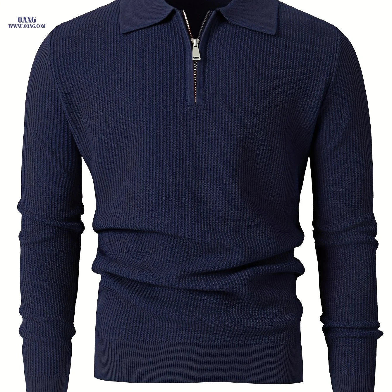 Stylish Men's Lapel Sweater - Warm, Comfortable, Fall/Winter Fashion   OAXG Maroon 2 / FR XS