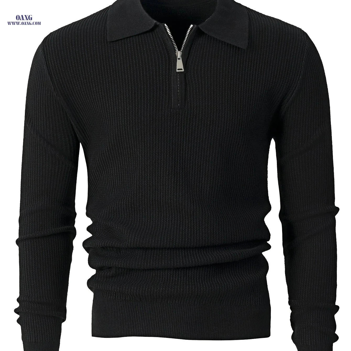 Stylish Men's Lapel Sweater - Warm, Comfortable, Fall/Winter Fashion   OAXG Maroon 2 / FR XS