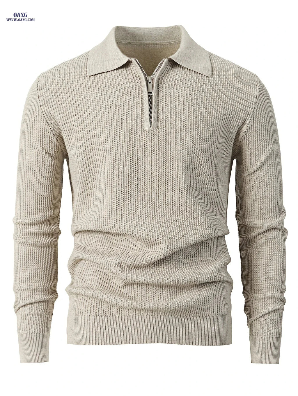 Stylish Men's Lapel Sweater - Warm, Comfortable, Fall/Winter Fashion   OAXG 
