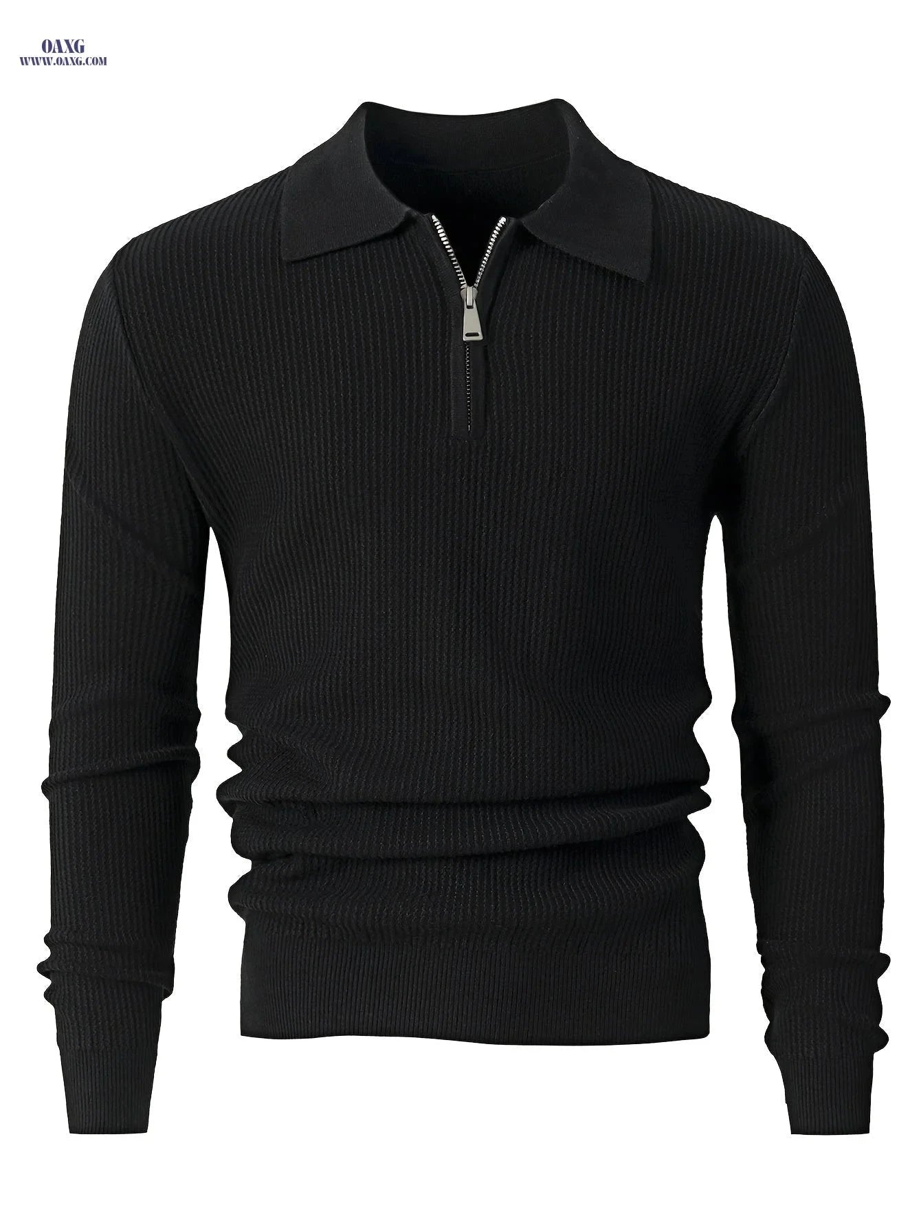Stylish Men's Lapel Sweater - Warm, Comfortable, Fall/Winter Fashion   OAXG 
