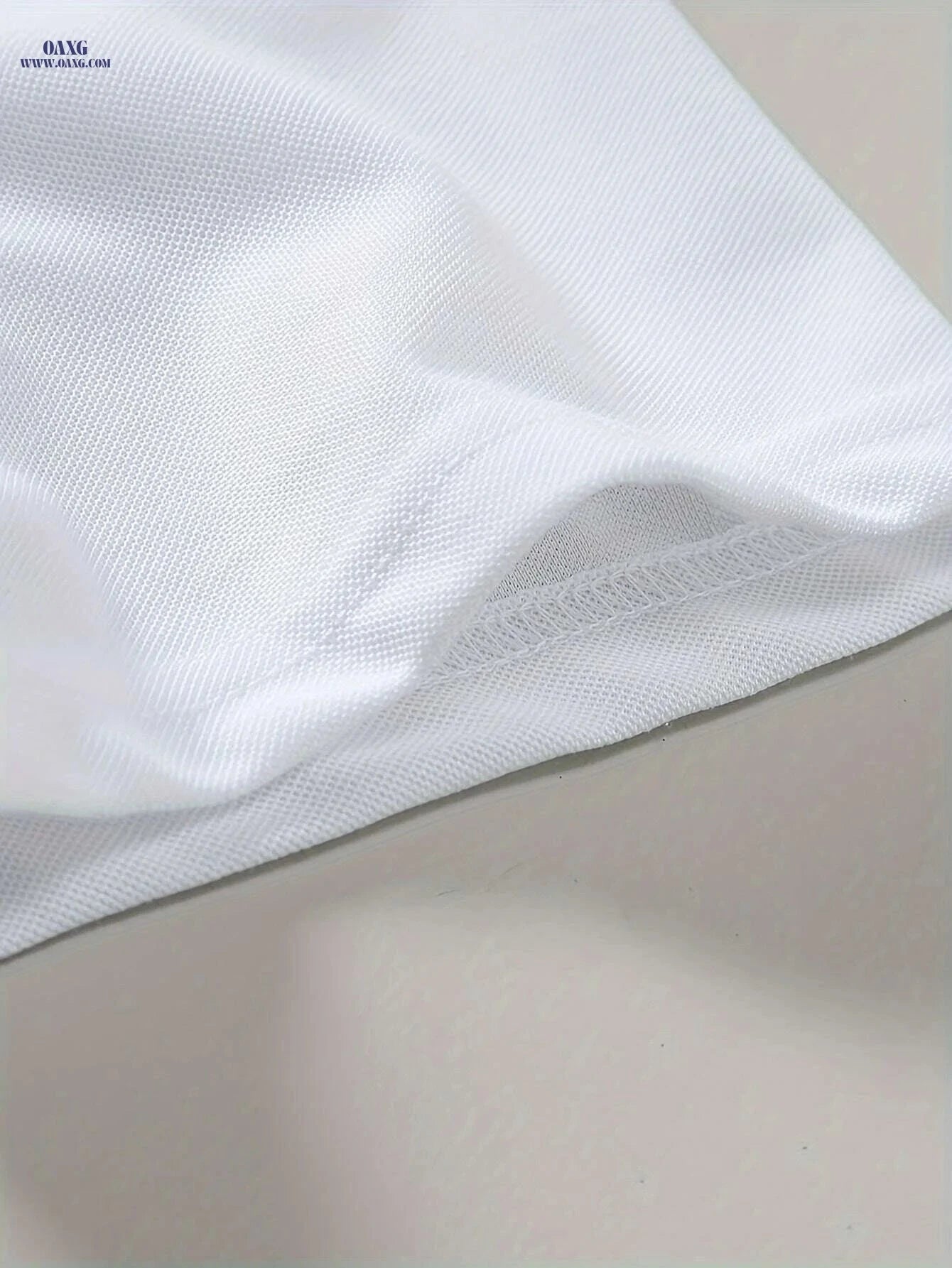 Stylish Men's Long-Sleeve Casual Shirt - Small Stand-Up Collar   OAXG White / S