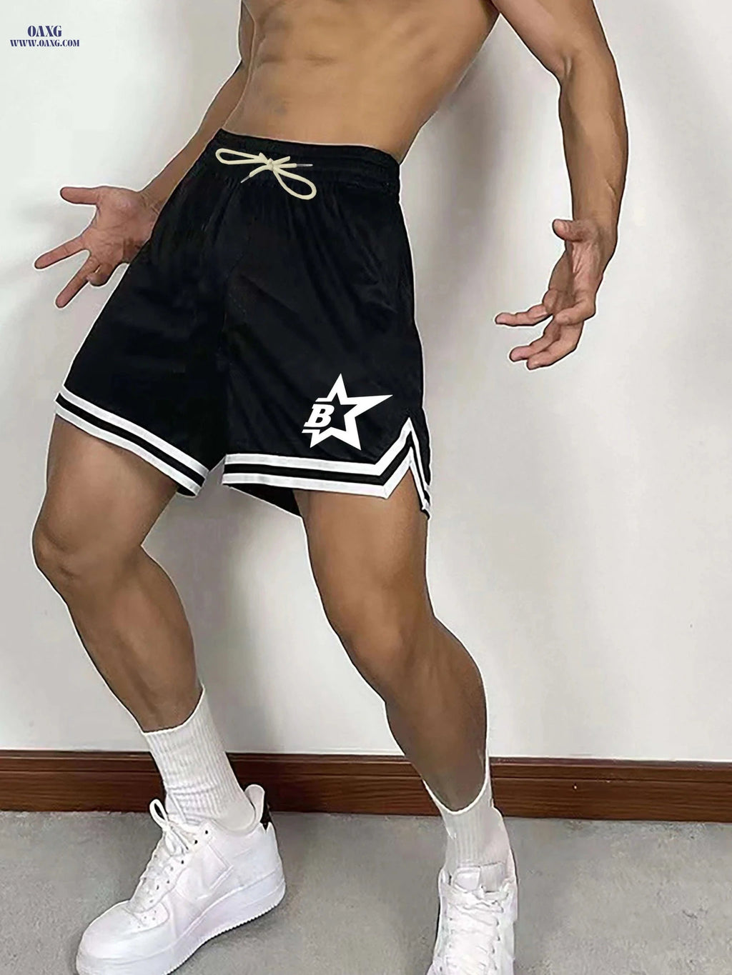 Stylish Men's Trendy Shorts - Casual Fit, 100% Polyester Fabric   OAXG 
