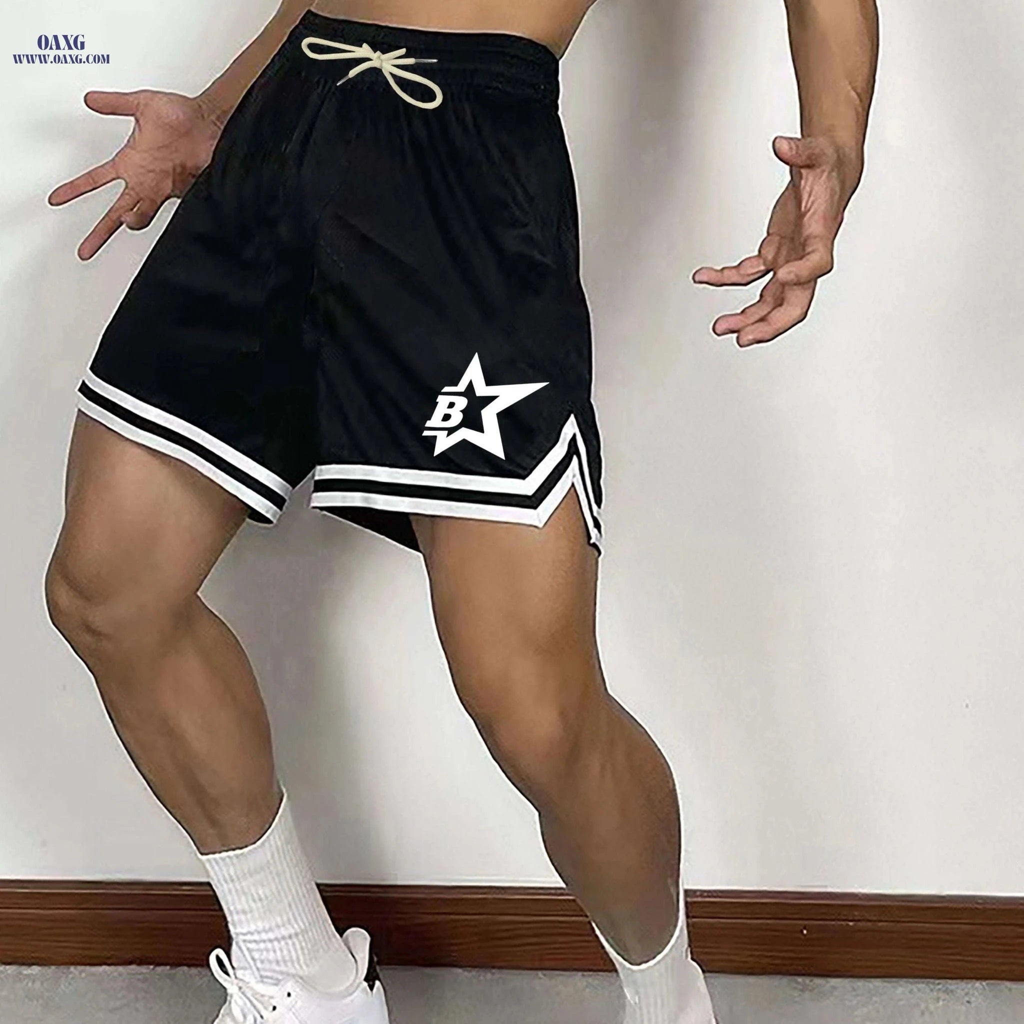 Stylish Men's Trendy Shorts - Casual Fit, 100% Polyester Fabric   OAXG 