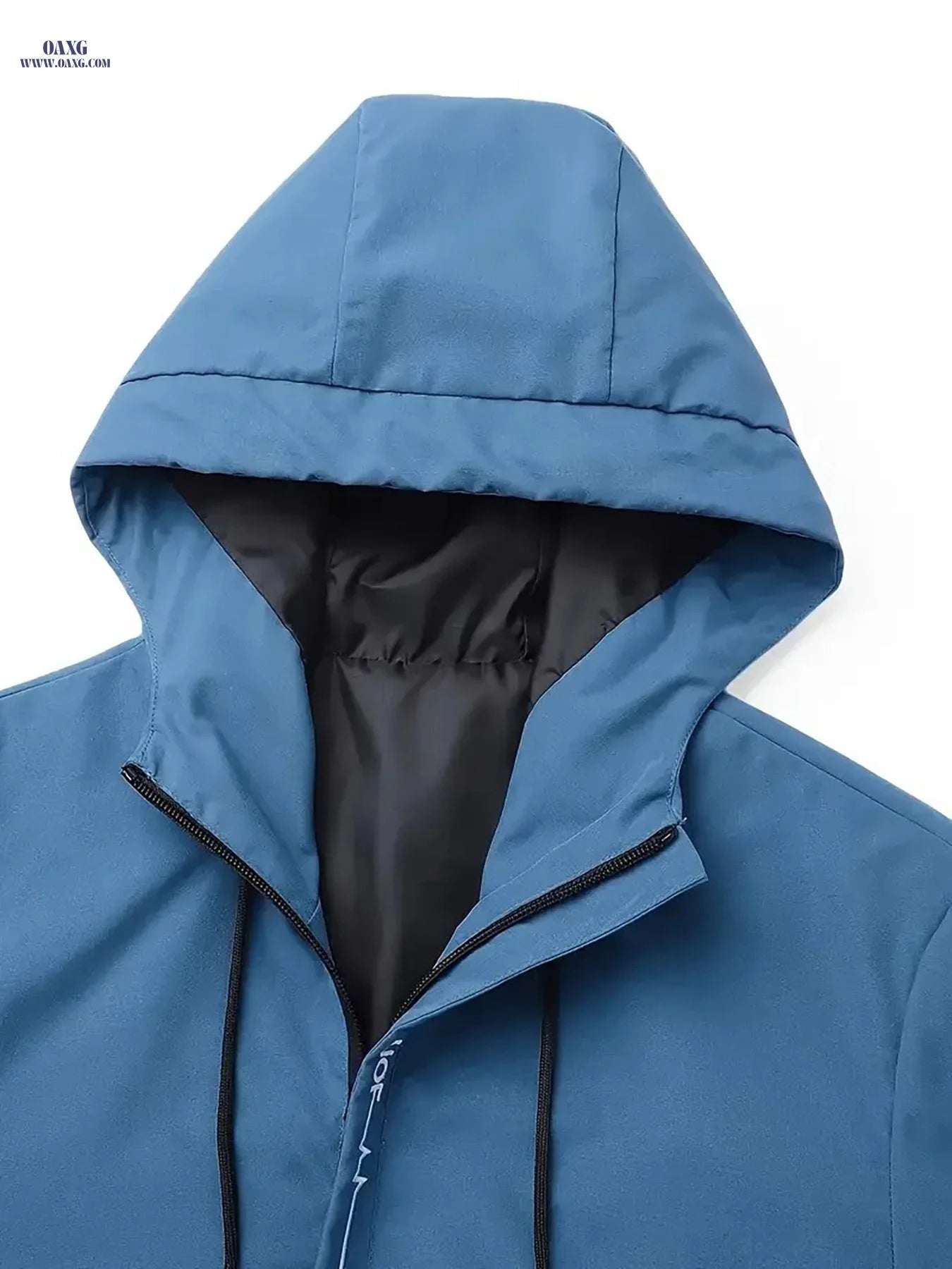 Stylish Plus Size Jacket - Comfortable Zipper Windbreaker for Men   OAXG 