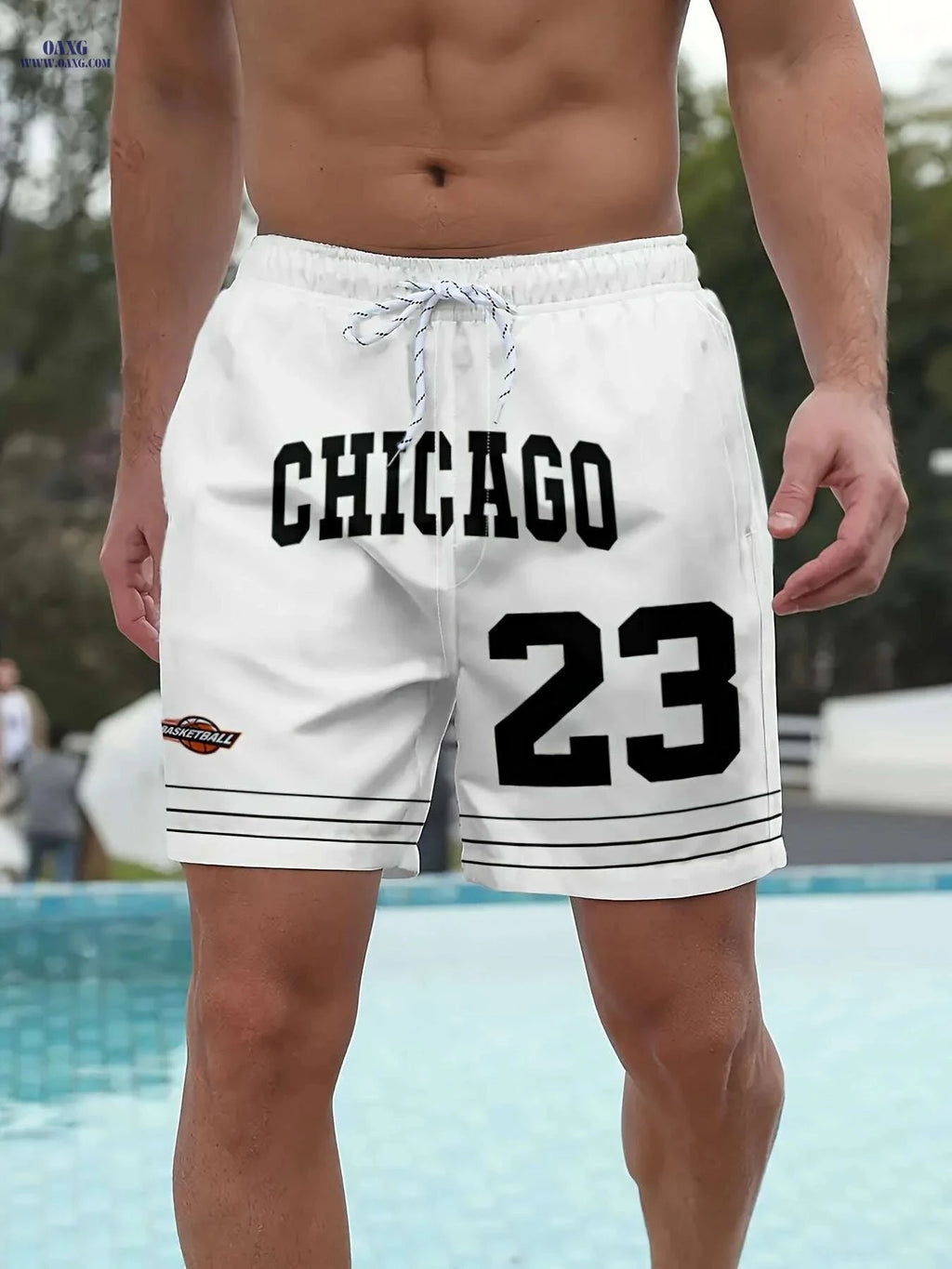 Stylish Route 23 Casual Shorts - 100% Polyester, Heavy Craftsmanship   OAXG Mixed Color / S