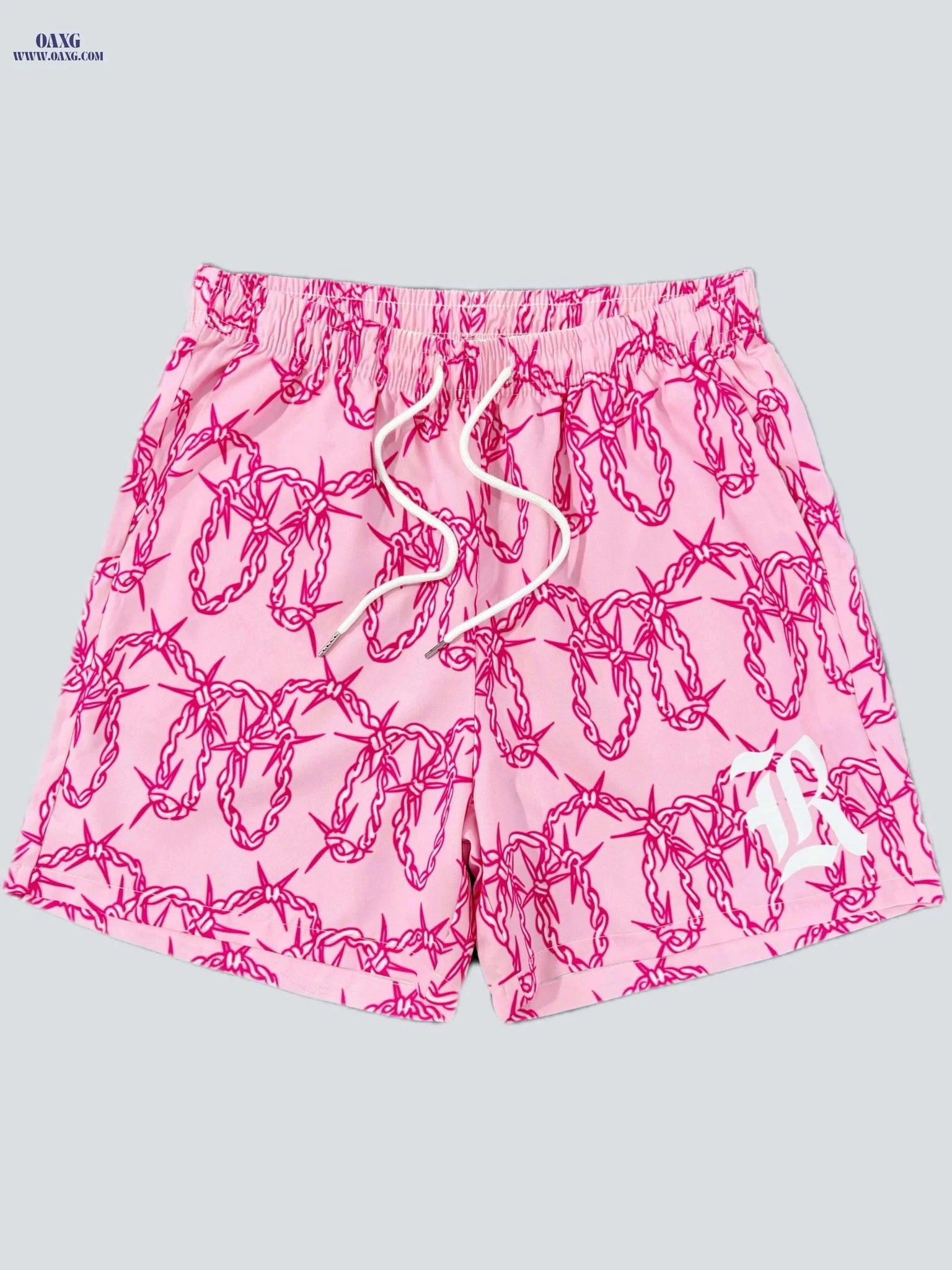 Stylish Thorn Graphic Board Shorts - Comfortable Fit for Summer Fun   OAXG 