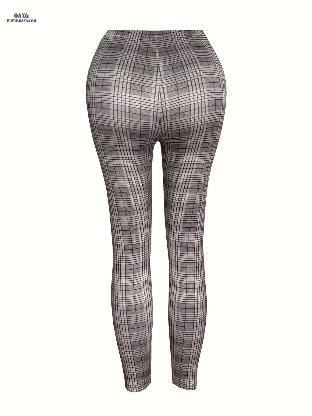 Stylish Women’s Fashion Leggings - Elegant Print, All-Season Comfort   OAXG Lattice / S