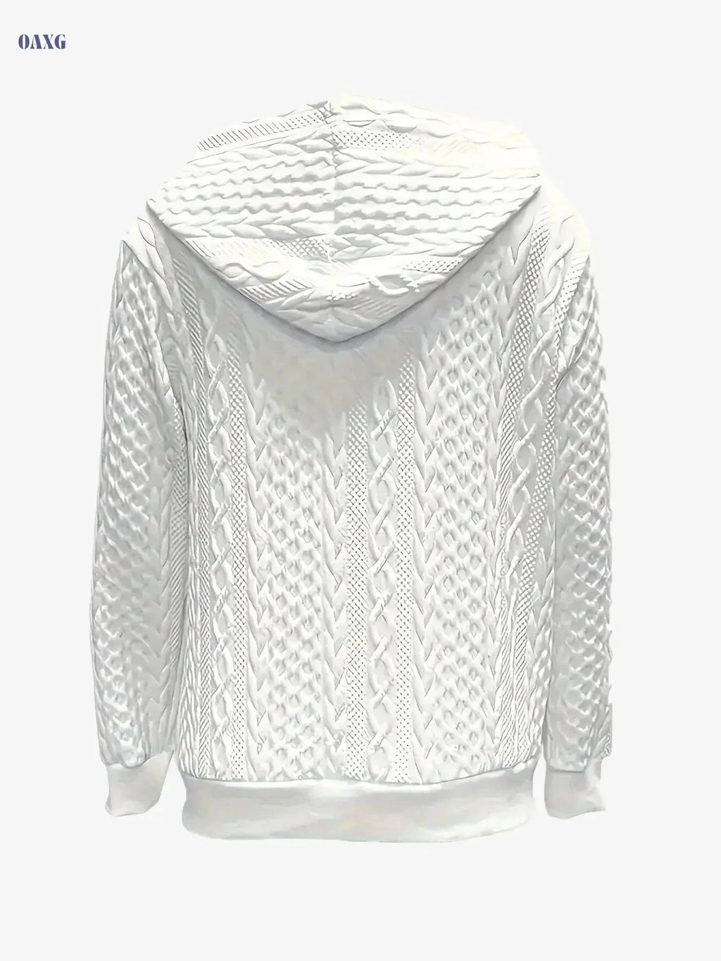 Stylish Zip-Up Top for Women - Fall/Winter Casual Hooded Design   OAXG 