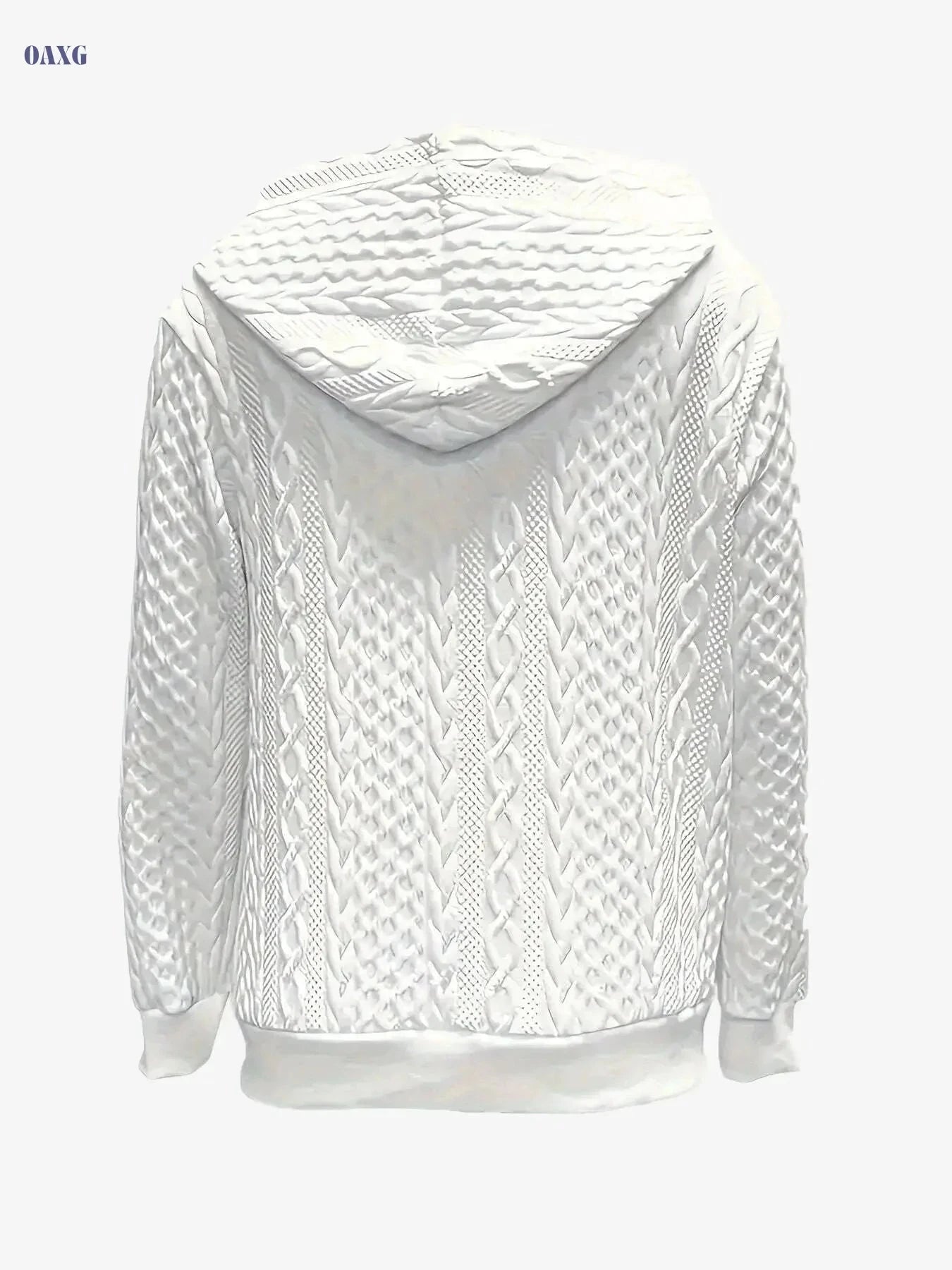 Stylish Zip-Up Top for Women - Fall/Winter Casual Hooded Design   OAXG 