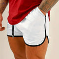 Summer Breathable Mesh Men's Shorts - Slim Fit Running & Fitness   OAXG White / S
