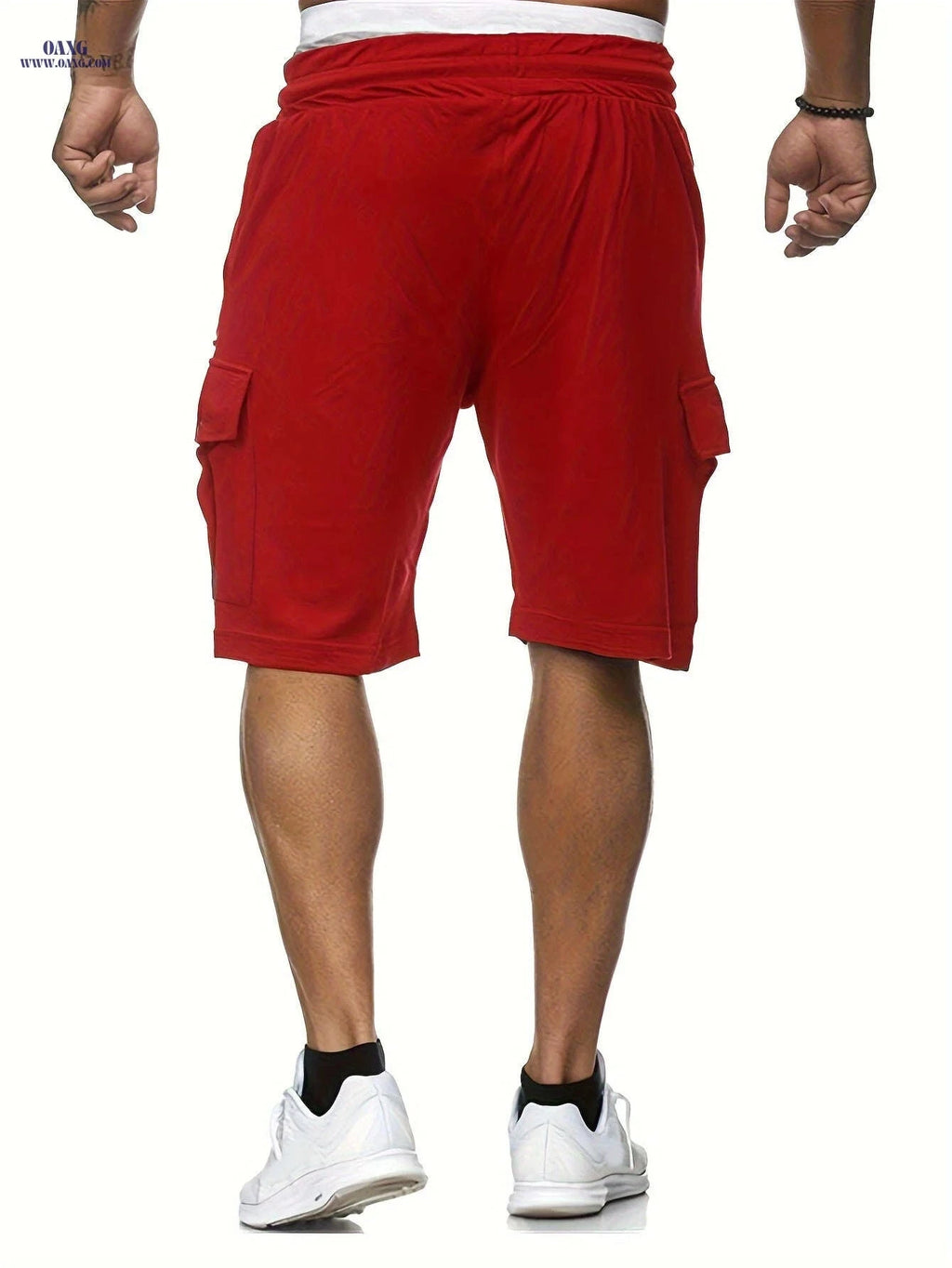Summer Men's Casual Shorts - Striped Athletic Fit with Pockets   OAXG 