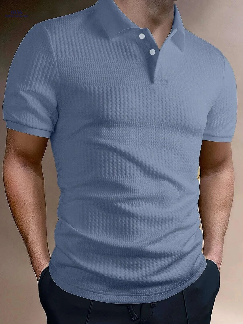 Summer Men's Golf T-Shirt - Solid Short Sleeve, Casual Fit   OAXG White / S