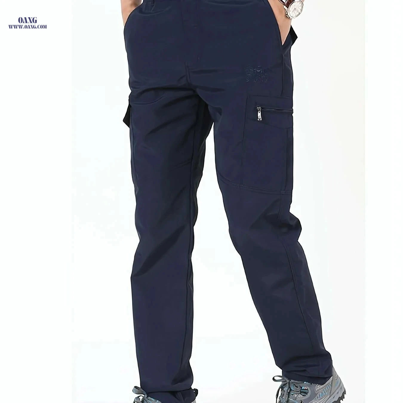 Summer Quick-Dry Men's Cargo Pants - Breathable & Embroidered Style   OAXG 