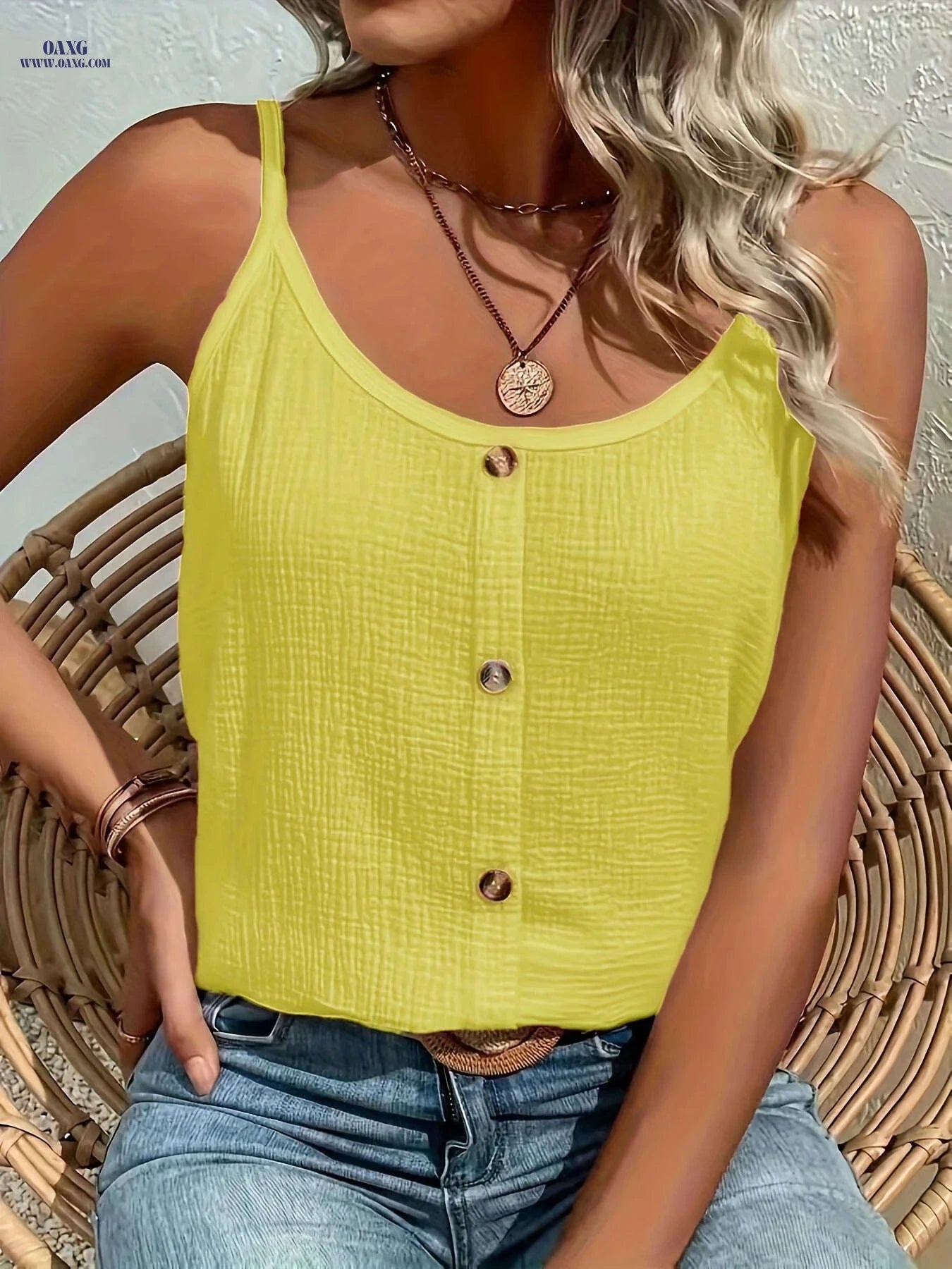Summer Women's Strapless Top - Elegant Textured Sleeveless Design   OAXG 