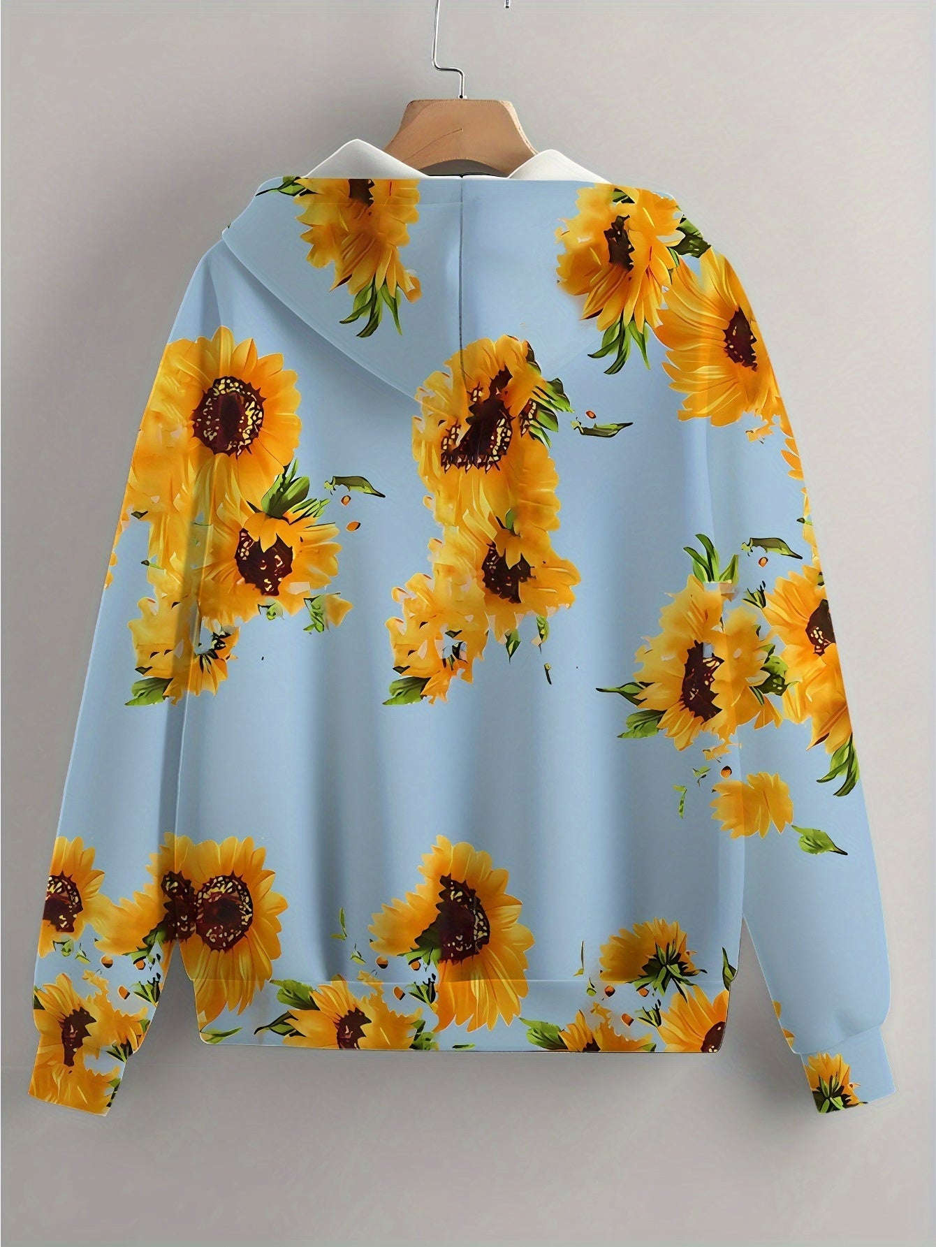 Sweat à Capuche Floral 3D Femme – KLAYSE, Automne/Hiver, Poches   OAXG 