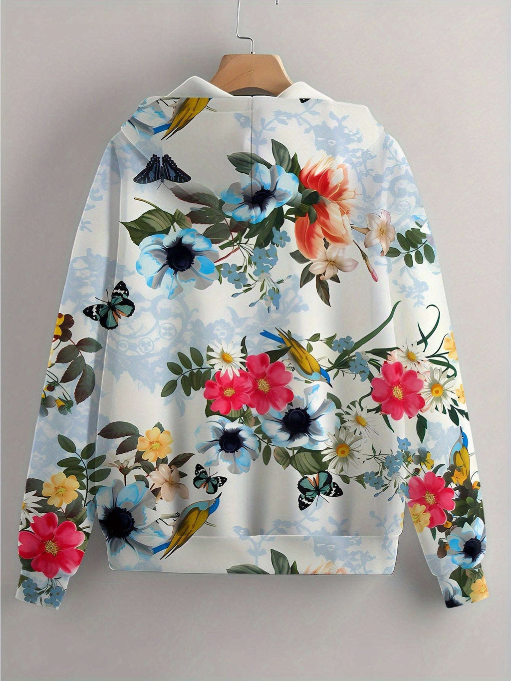 Sweat à Capuche Floral 3D Femme - KLAYSE, Style Chic et Pratique   OAXG Mixed Color / XXS