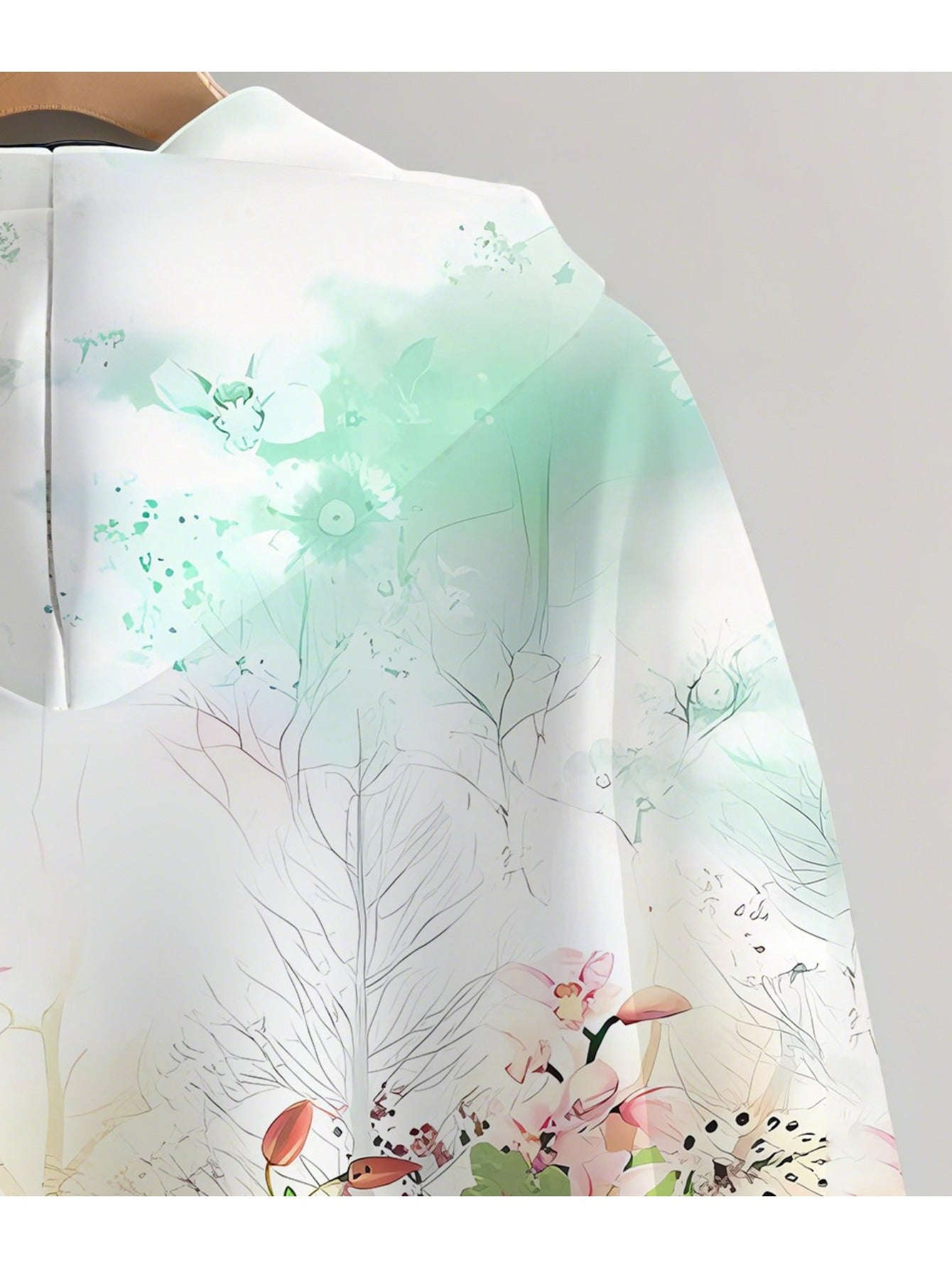 Sweat à Capuche Floral 3D Femme - Style Décontracté par KLAYSE   OAXG 