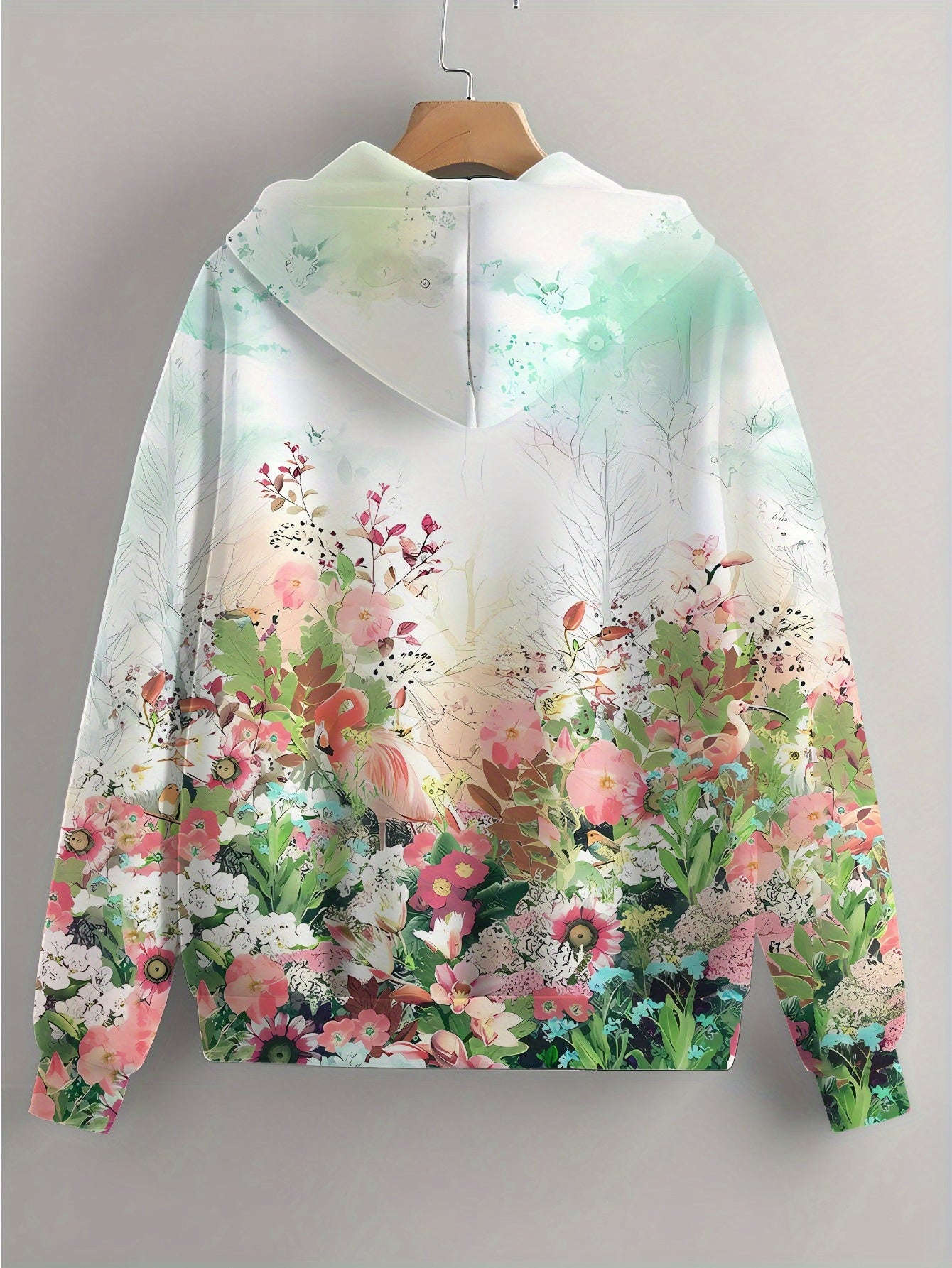 Sweat à Capuche Floral 3D Femme - Style Décontracté par KLAYSE   OAXG Mixed Color / XXS