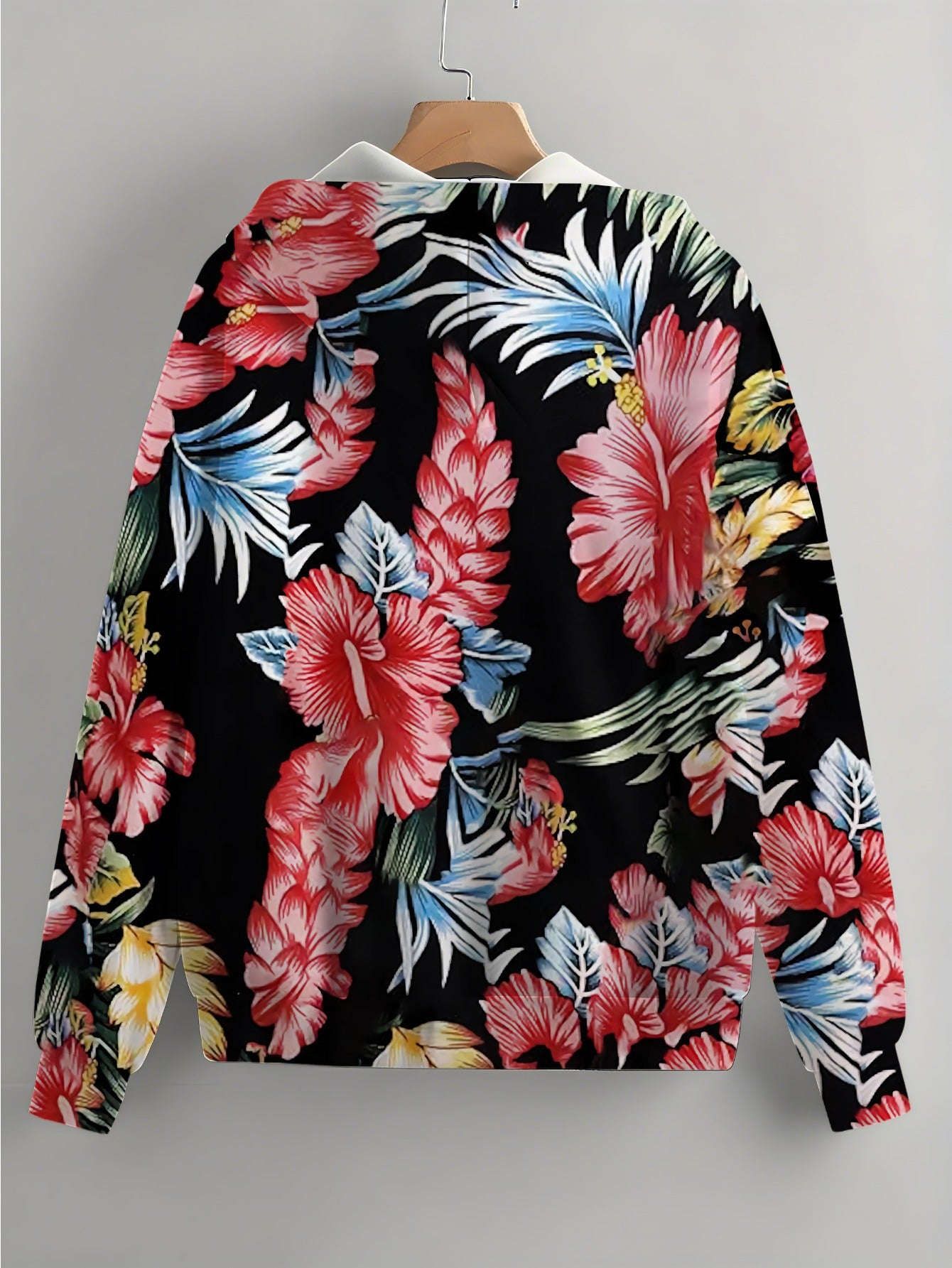 Sweat-shirt à capuche zippé floral pour femmes - KLAYSE Automne Hiver   OAXG Mixed Color / XXS