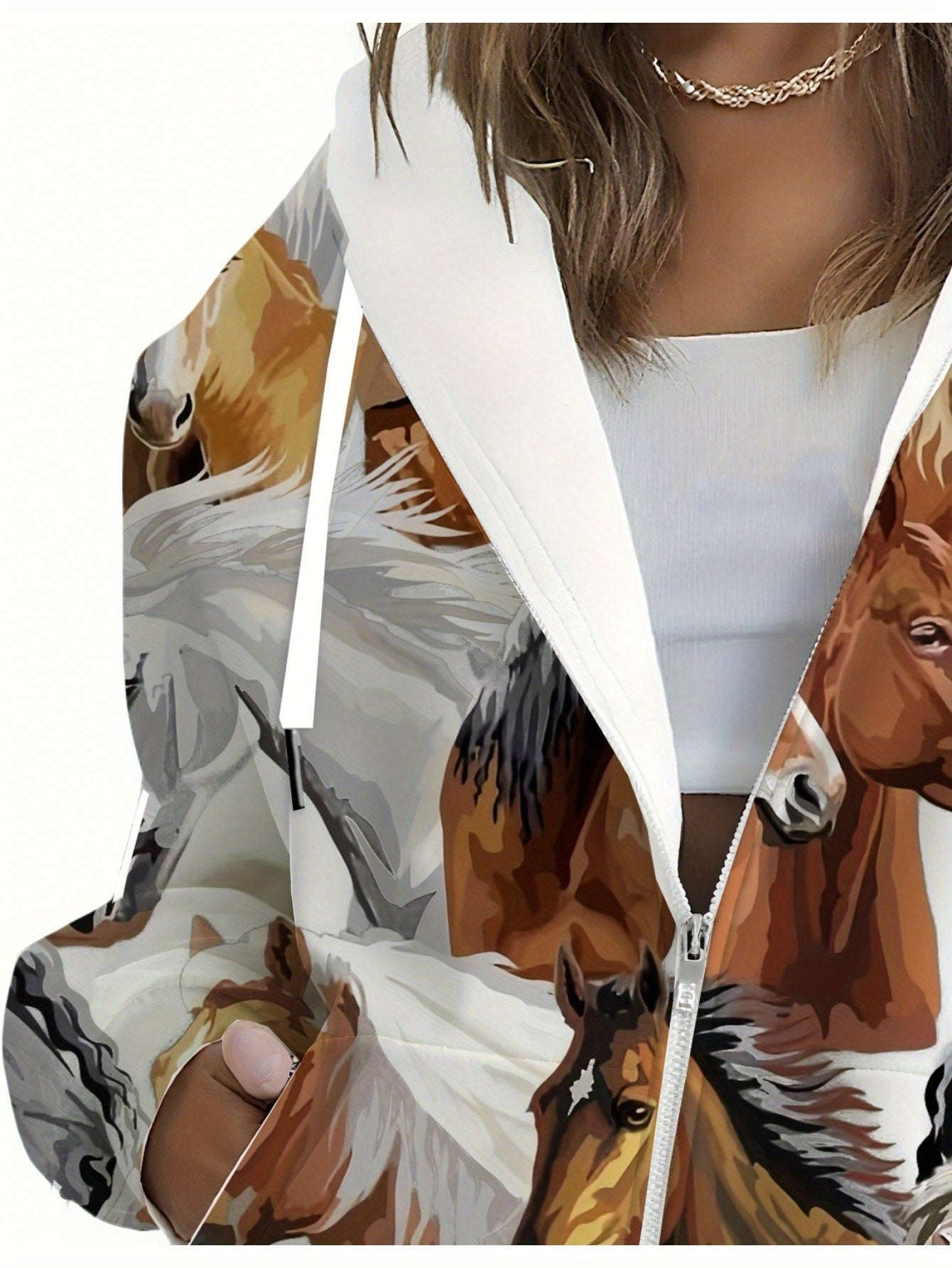 Sweatshirt à Capuche 3D Fleurs - KLAYSE Automne Hiver Chic   OAXG Mixed Color / XXS
