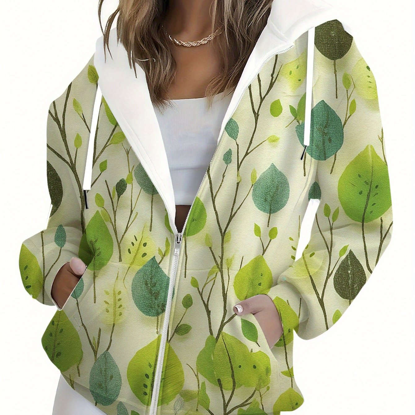Sweatshirt à Capuche 3D Imprimé Fleurs Femme - KLAYSE, Casual   OAXG Mixed Color / XXS