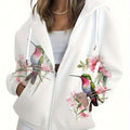 Sweatshirt à Capuche Femme KLAYSE - Floral 3D Imprimé, Poches   OAXG 