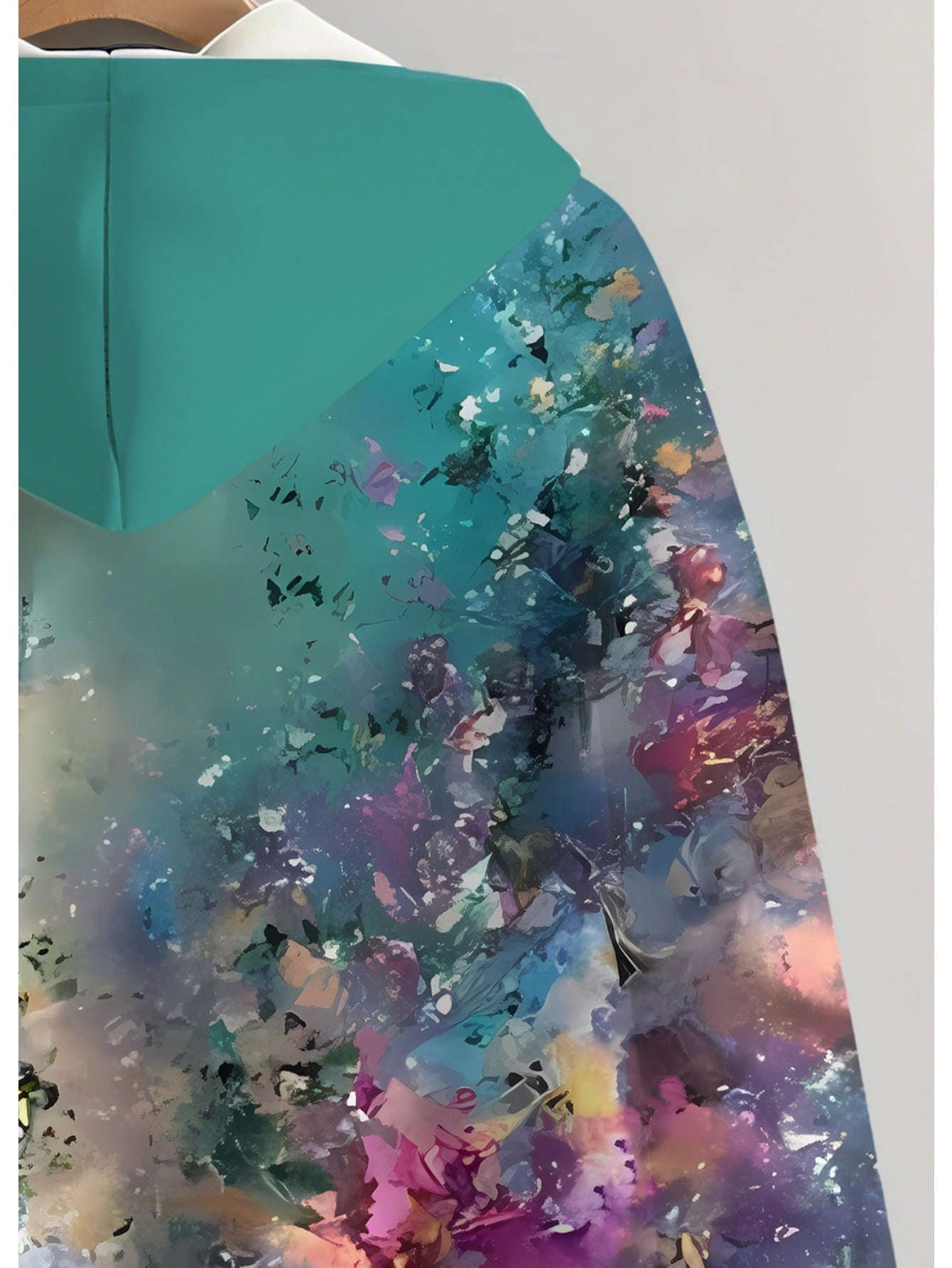 Sweatshirt à Capuche Femme KLAYSE - Floral 3D, Zippé, Poches   OAXG Mixed Color / XXS