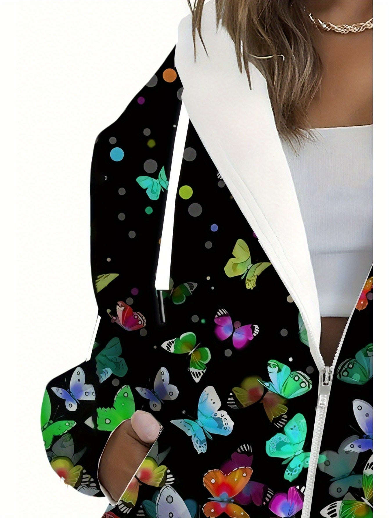 Sweatshirt à Capuche Femmes KLAYSE - Imprimé Floral, Regular Fit   OAXG Mixed Color / XXS