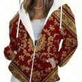 Sweatshirt à Capuche Fleurs 3D - KLAYSE, Casual Automne/Hiver   OAXG Mixed Color / XXS