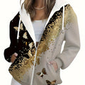 Sweatshirt à Capuche Floral 3D Femme - Automne/Hiver Chic KLAYSE   OAXG Mixed Color / XXS
