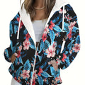 Sweatshirt à Capuche Floral 3D Femme - KLAYSE, Automne Hiver, Poches   OAXG 