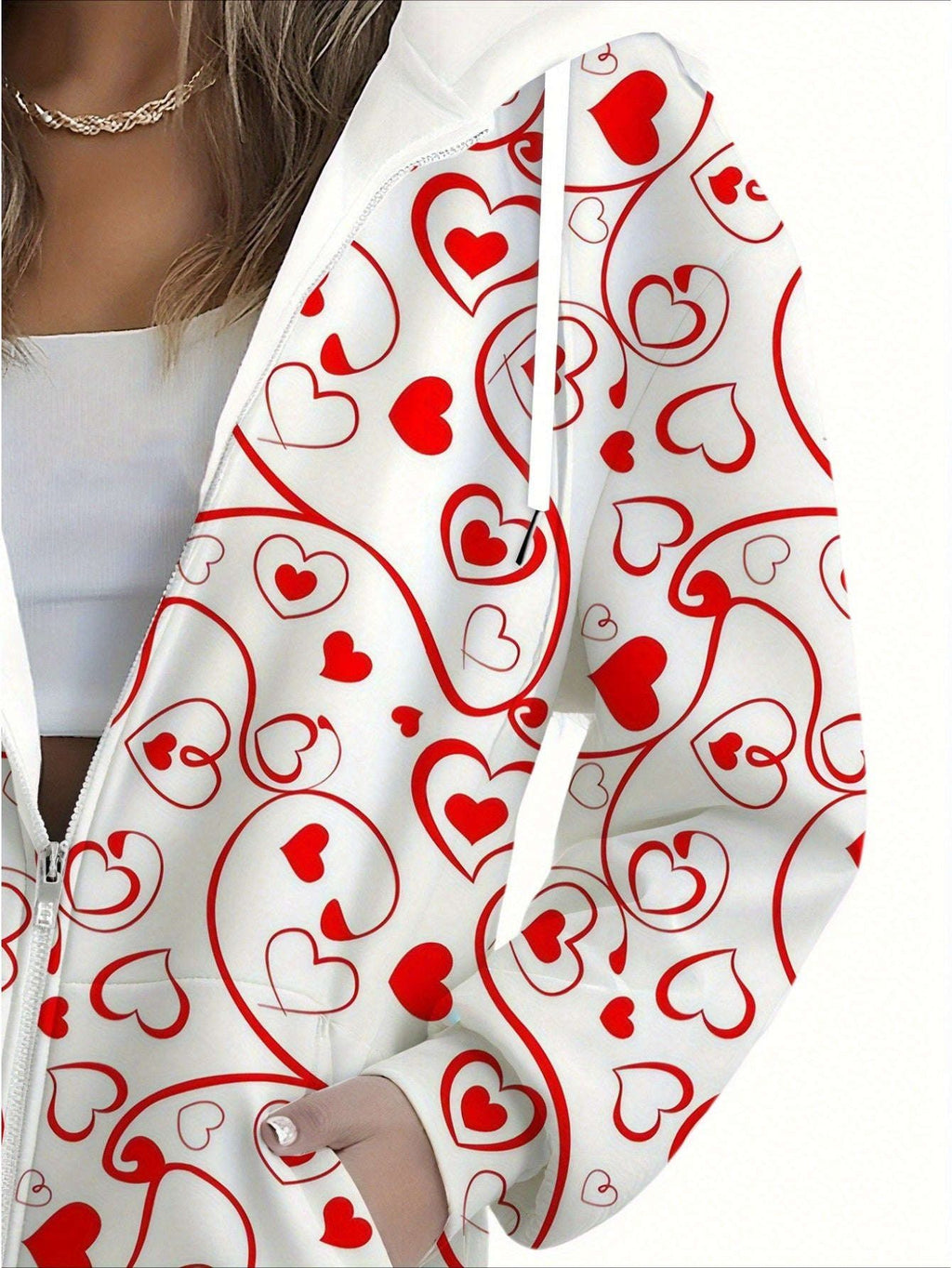 Sweatshirt à capuche floral 3D KLAYSE - Chic et décontracté pour l'automne   OAXG Mixed Color / XXS