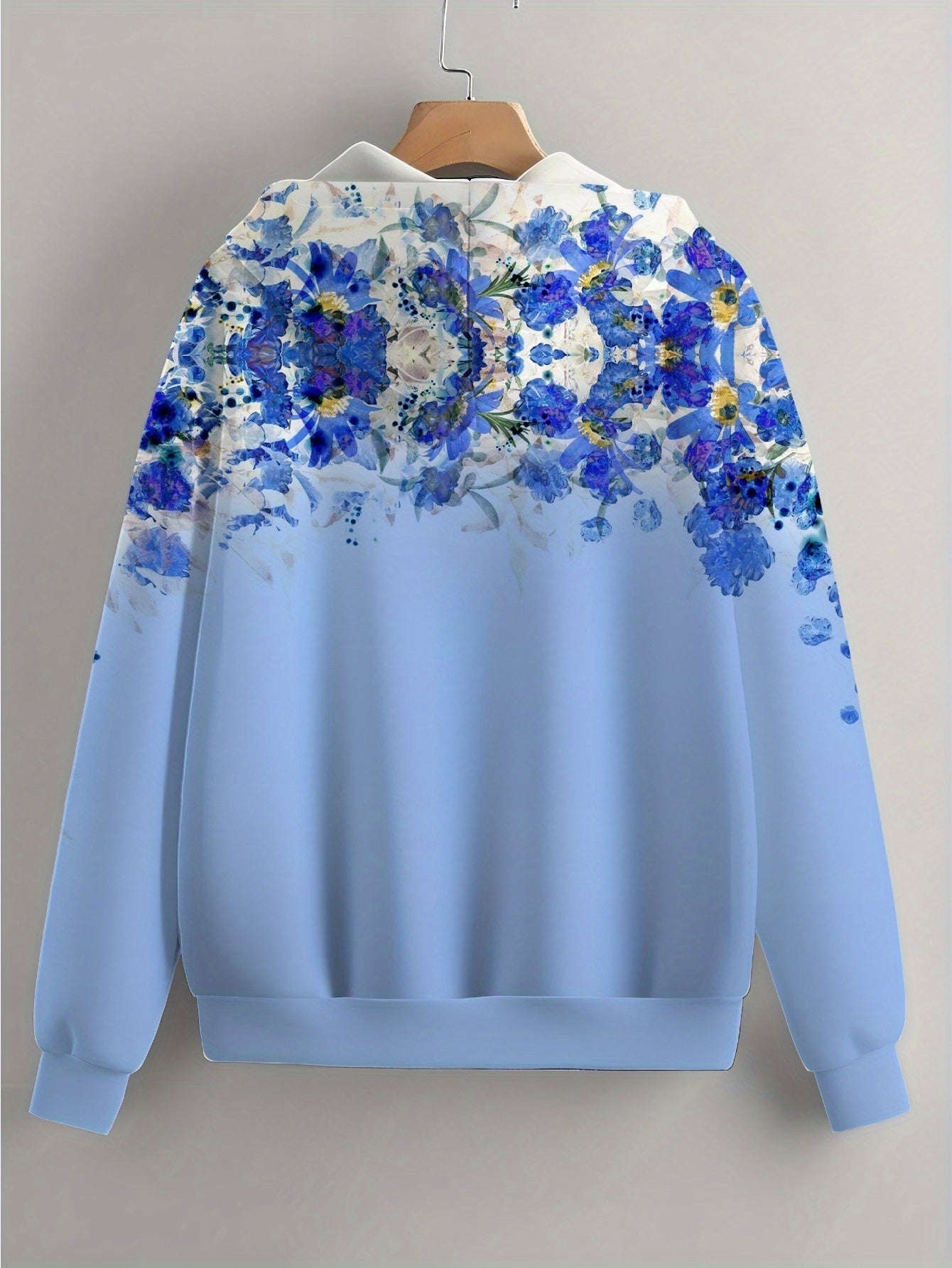 Sweatshirt à Capuche Floral 3D KLAYSE - Confort et Style Automnal   OAXG Mixed Color / XXS