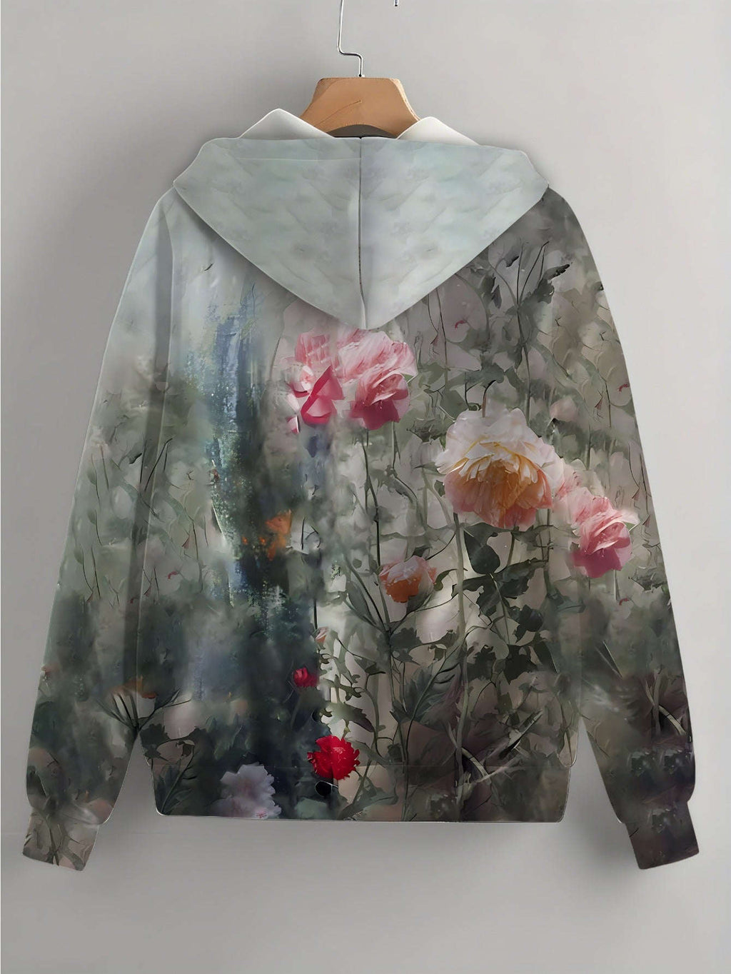 Sweatshirt à Capuche Floral 3D pour Femmes - KLAYSE Chic et Confortable   OAXG 